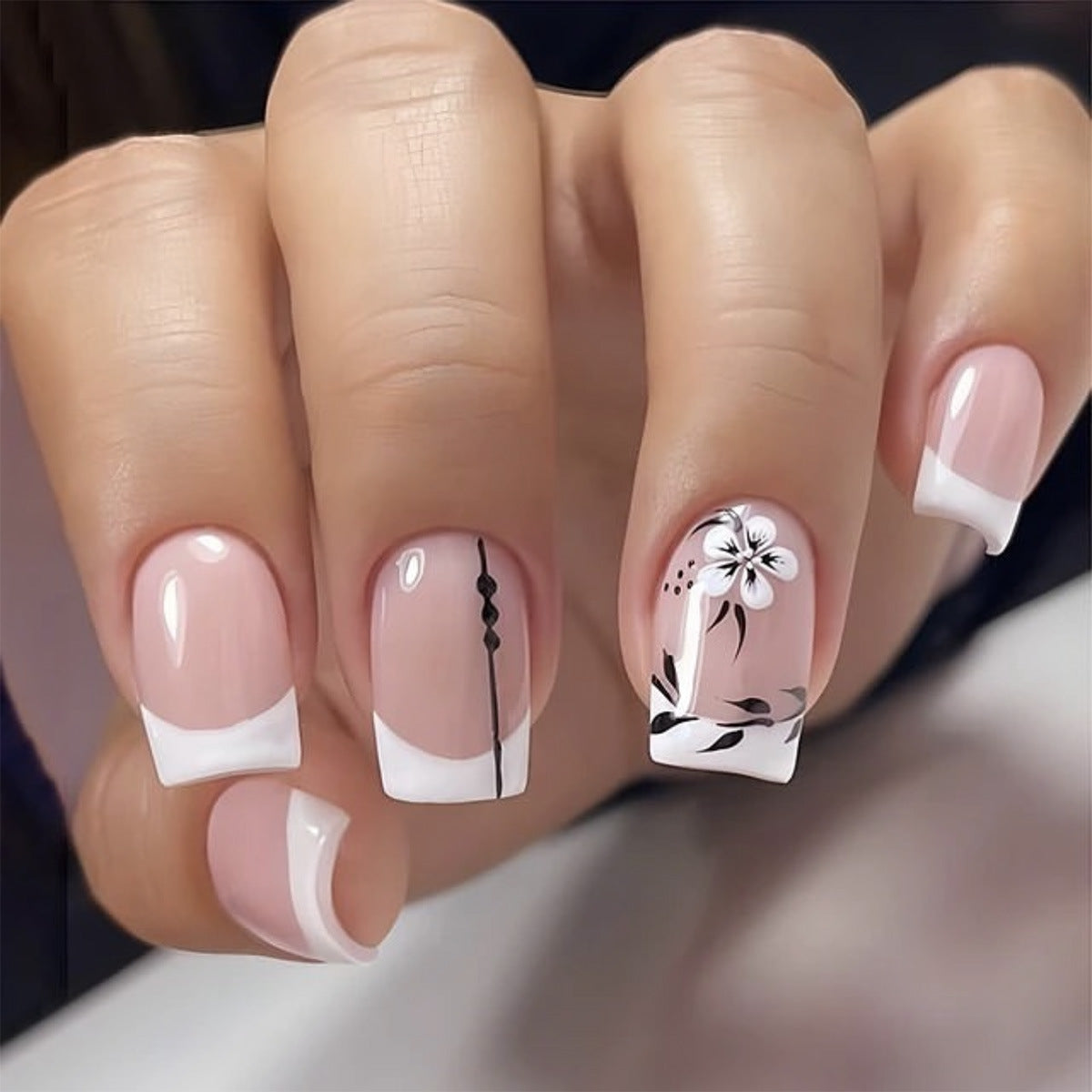 Glitter Designer Nail Set 10 Pieces