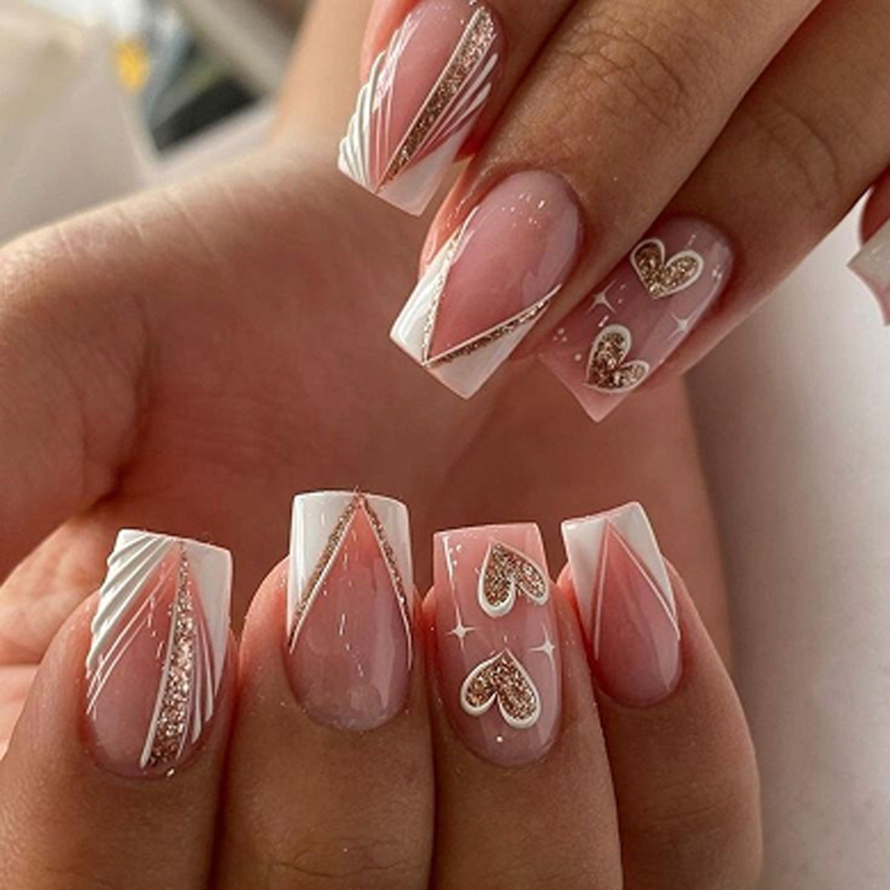 Festive Nail Set 10 Pieces