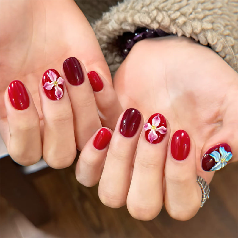 Autumn Fake Nails Set 10 Pieces