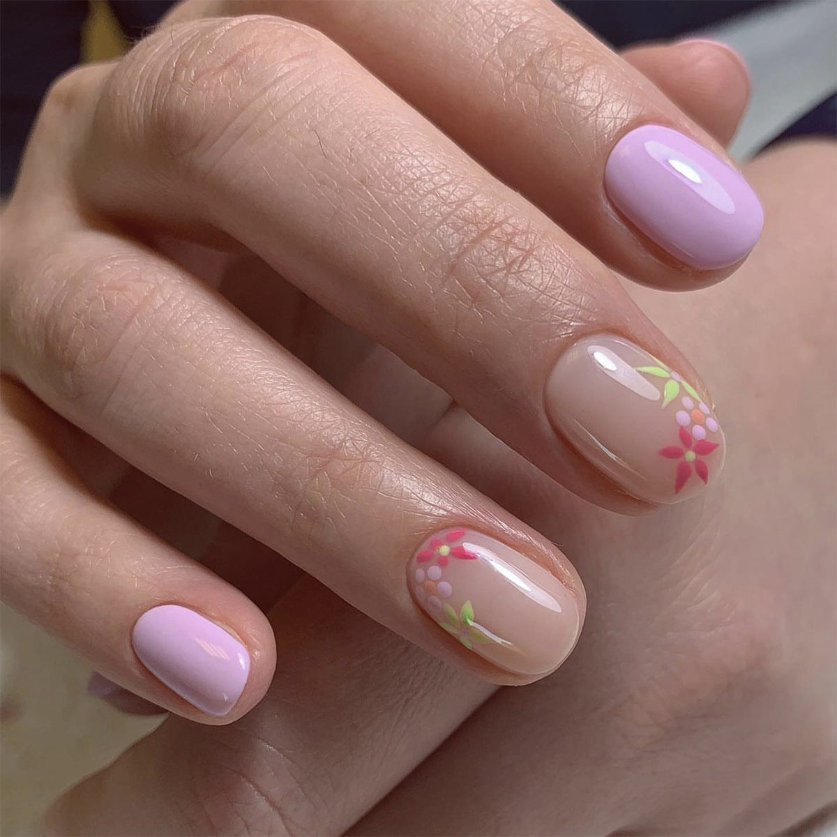 Glitter Designer Nail Set 10 Pieces