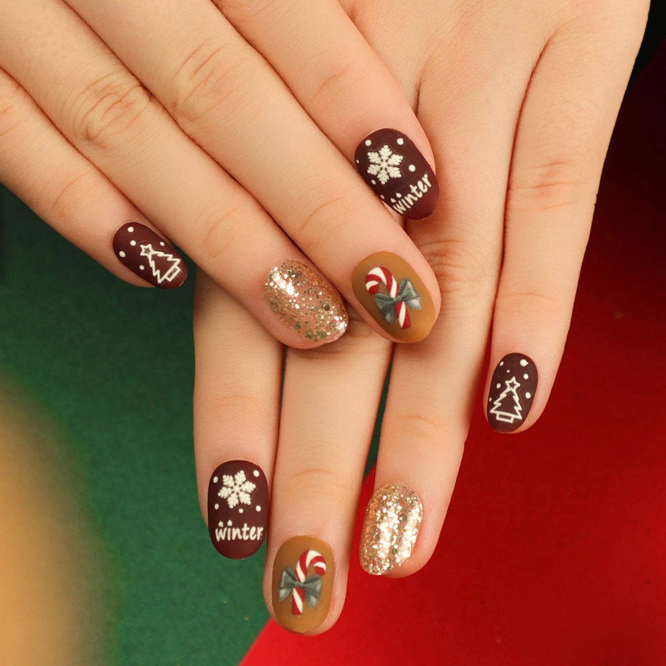 Stunning Modern Nail Set 10 Pieces
