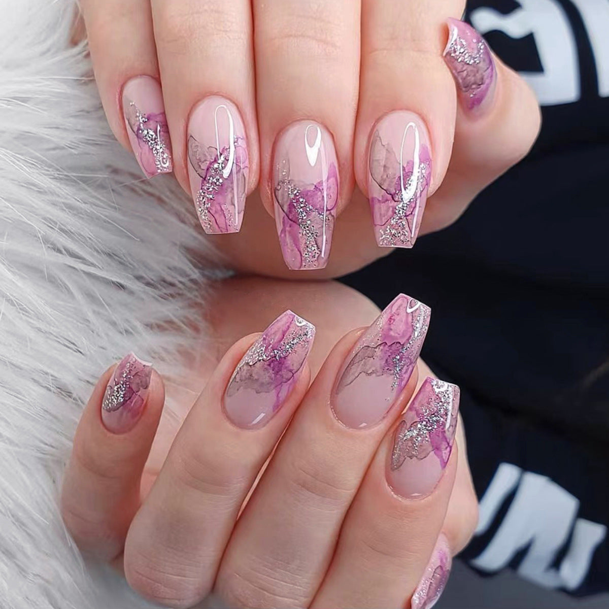 Stunning Ombre Nail Set 10 Pieces