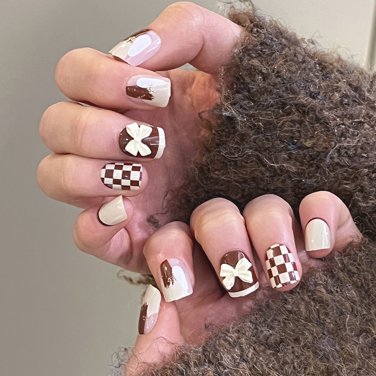 Abstract Nail Set 10 Pieces