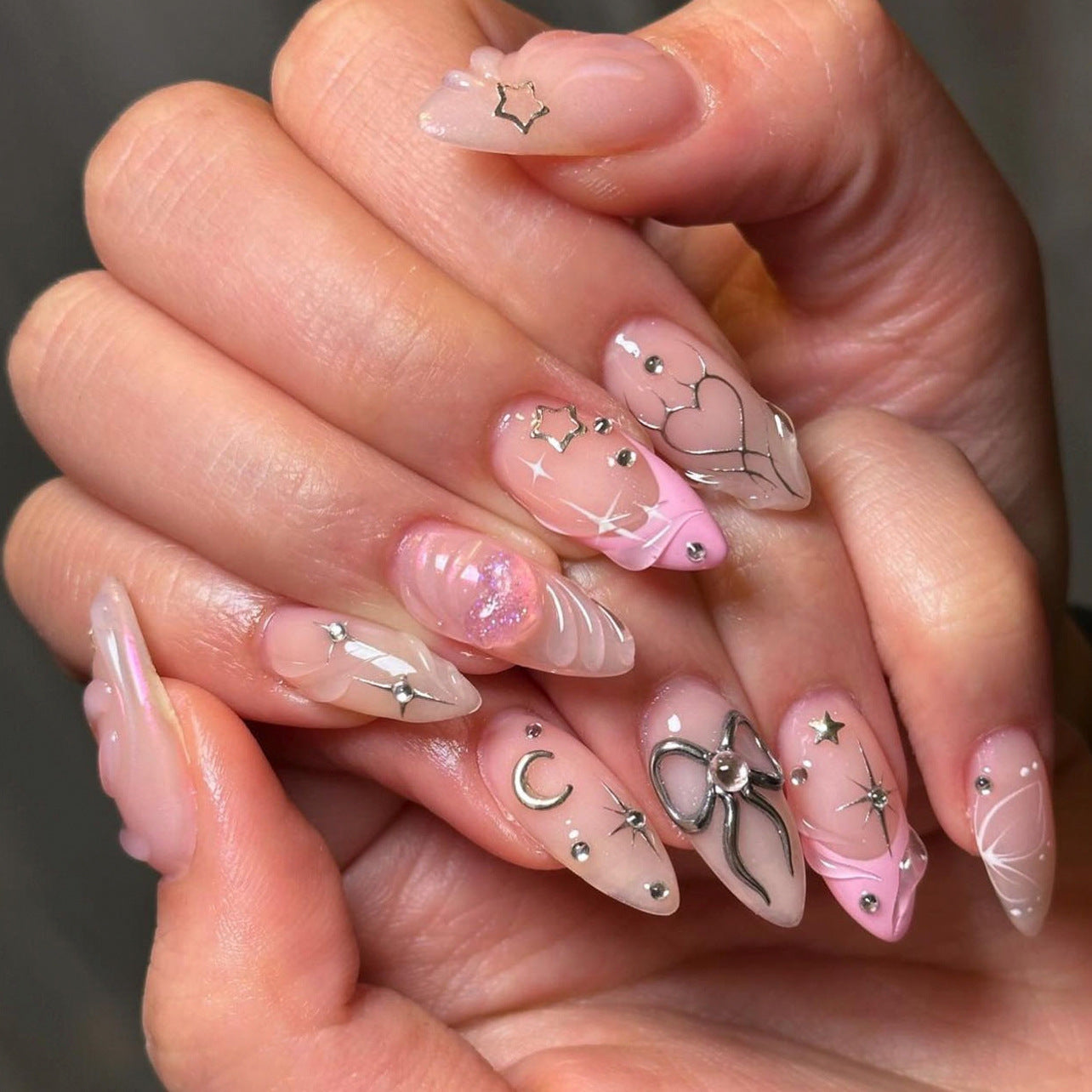 Handcrafted Luxury Nail Set 10 Pieces