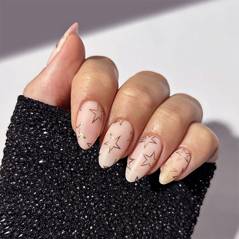 Beautiful Glitter Nail Set 10 Pieces