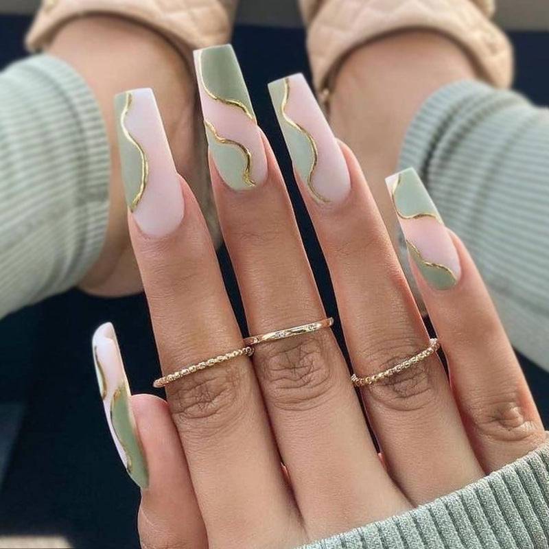 Nude Press-On Nails 10 Pieces