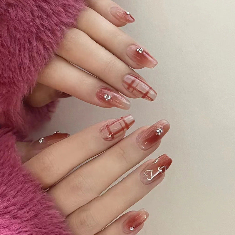 Beautiful Natural Nail Set 10 Pieces
