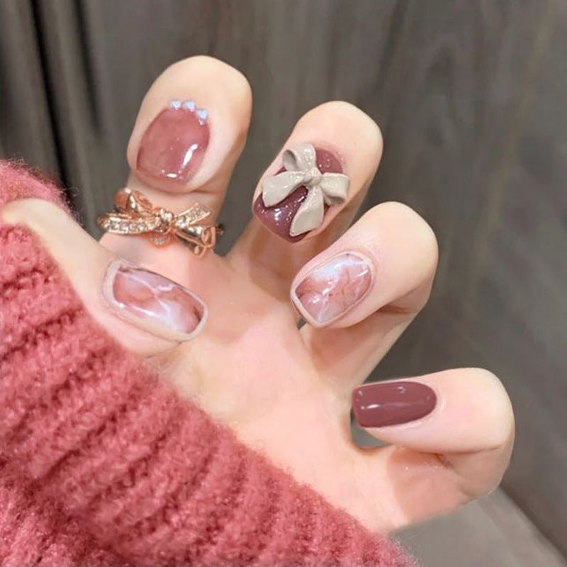 Beautiful Natural Nail Set 10 Pieces