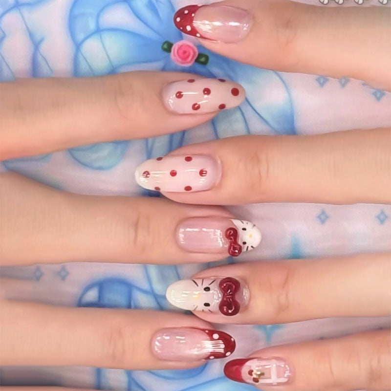 Summer Press-On Nails 10 Pieces