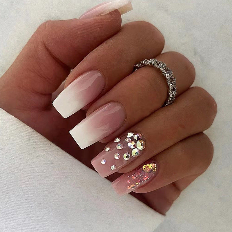 Beautiful Holographic Nail Set 10 Pieces