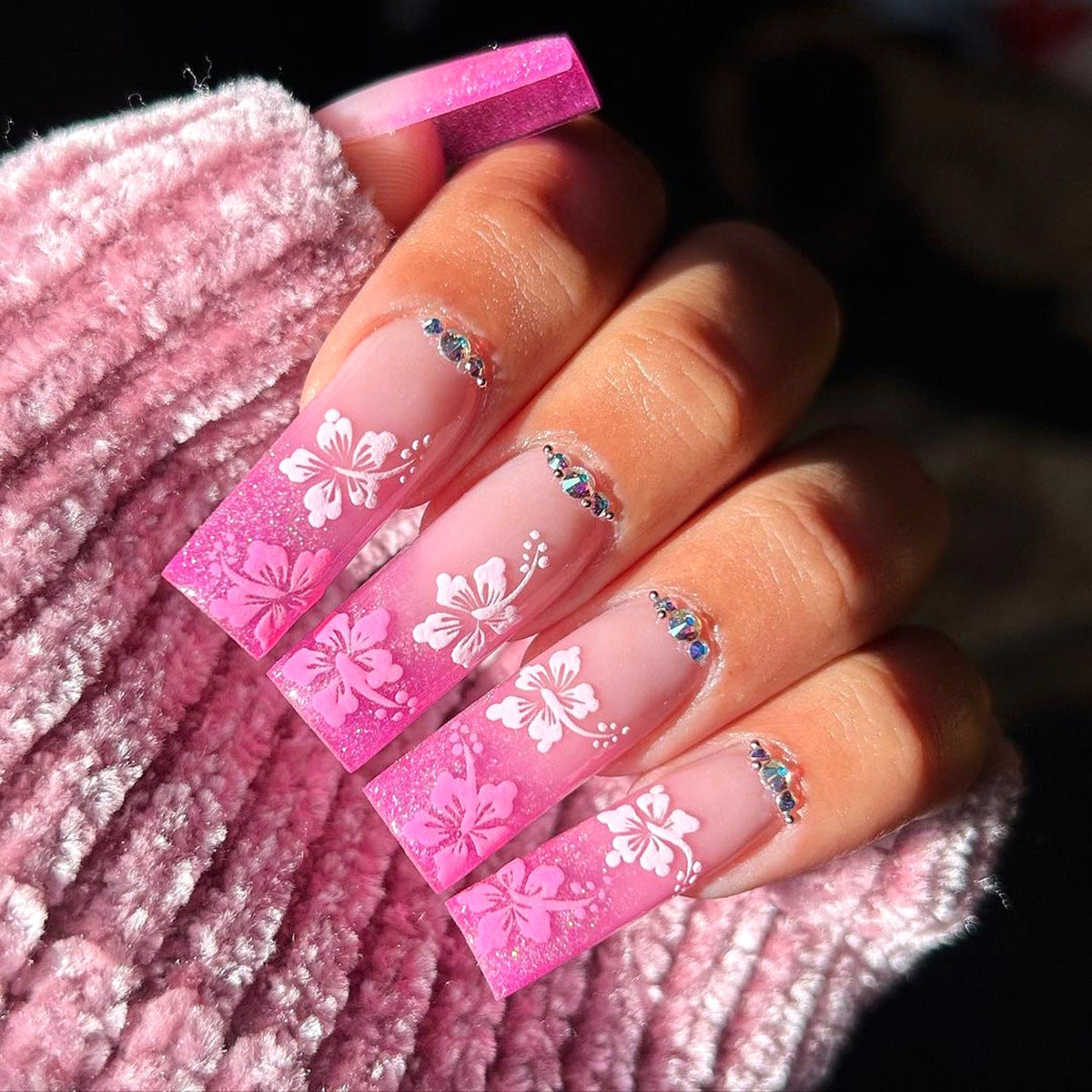 Bridal Fake Nails Set 10 Pieces