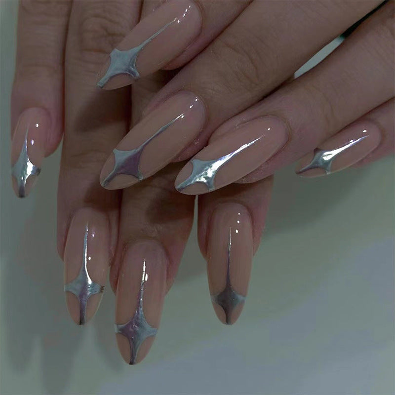 Stunning Glitter Nail Set 10 Pieces