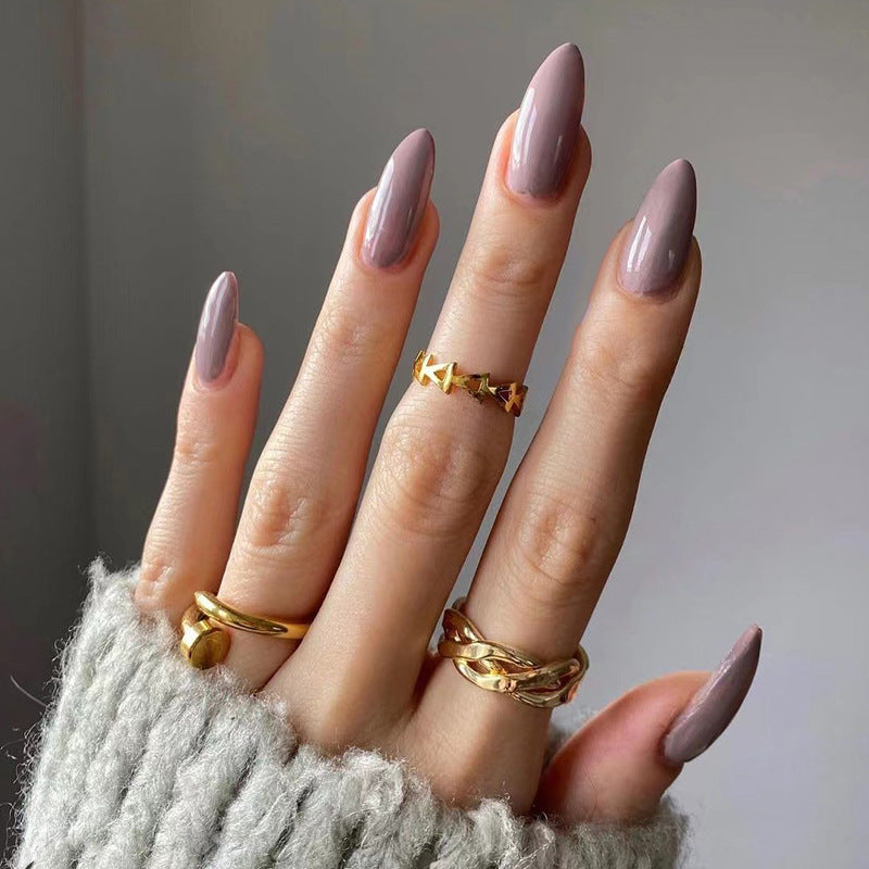 Handcrafted Holographic Nail Set 10 Pieces