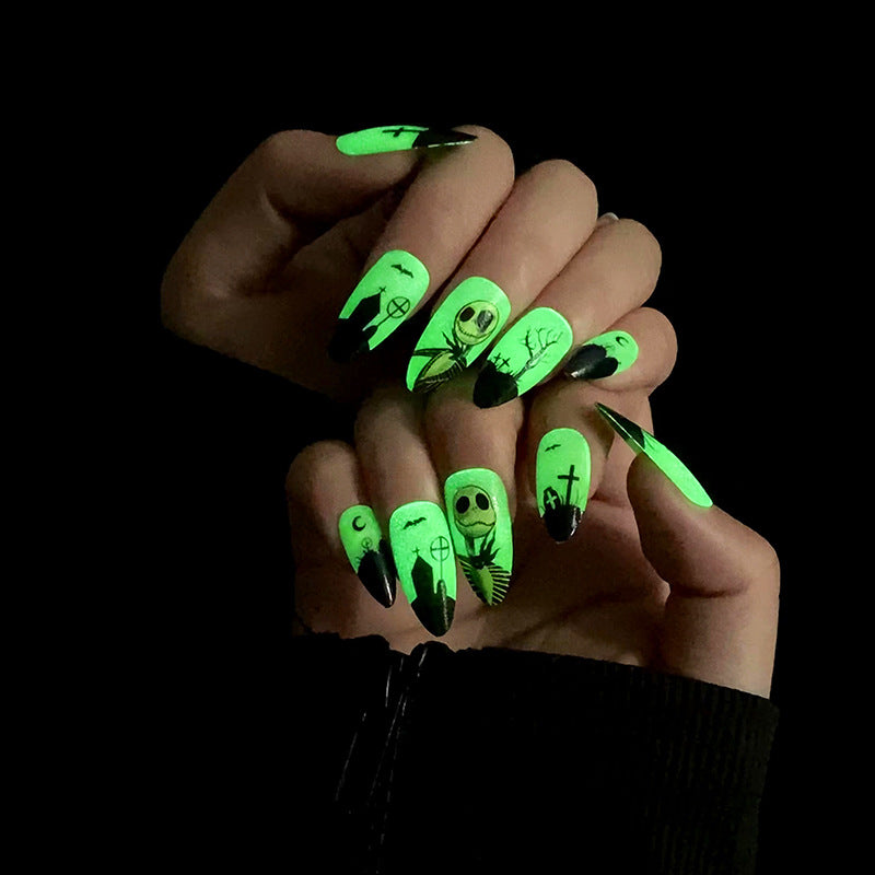 Stunning French Nail Set 10 Pieces