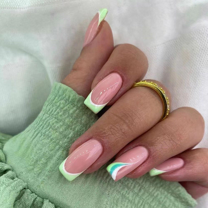 Beautiful Bridal Nail Set 10 Pieces