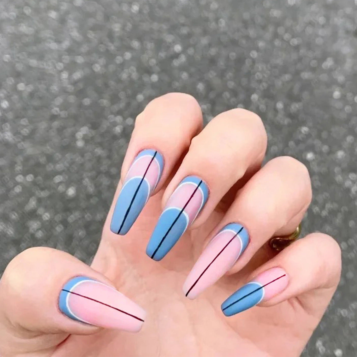Matte Press-On Nails 10 Pieces