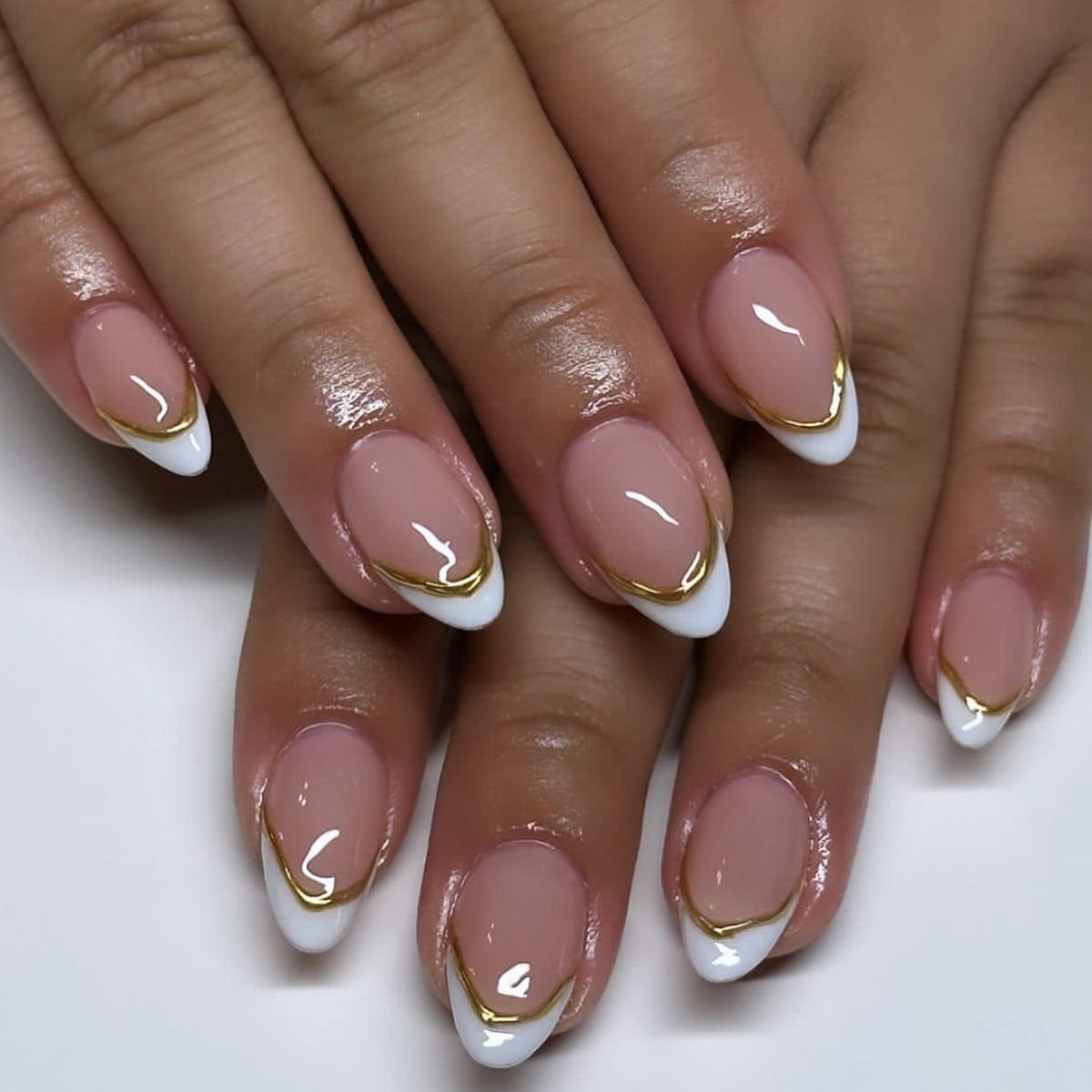 Beautiful Marble Nail Set 10 Pieces