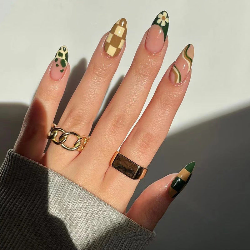 Autumn Designer Nail Set 10 Pieces
