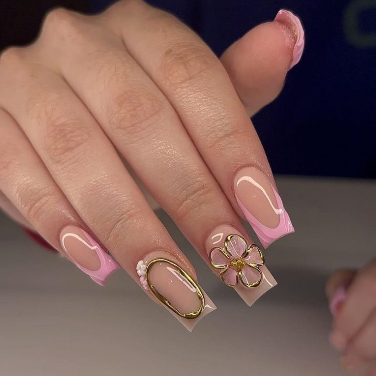 Abstract Designer Nail Set 10 Pieces