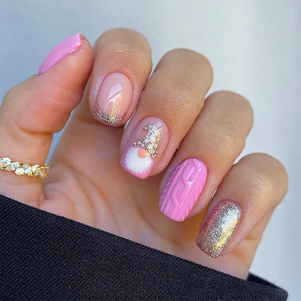 Handcrafted Nude Nail Set 10 Pieces