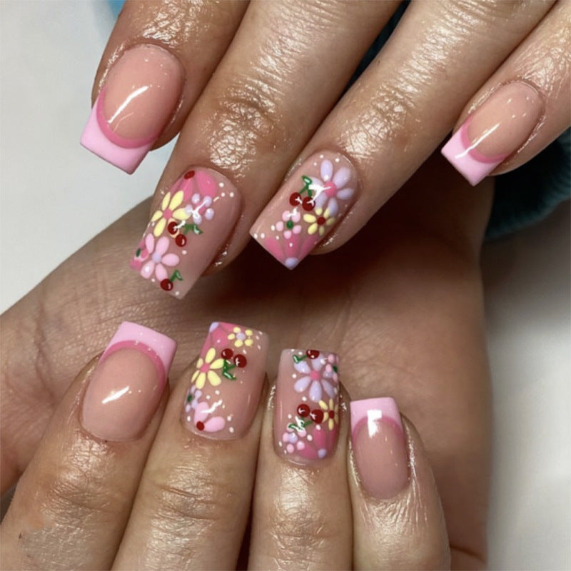 Autumn Fake Nails Set 10 Pieces