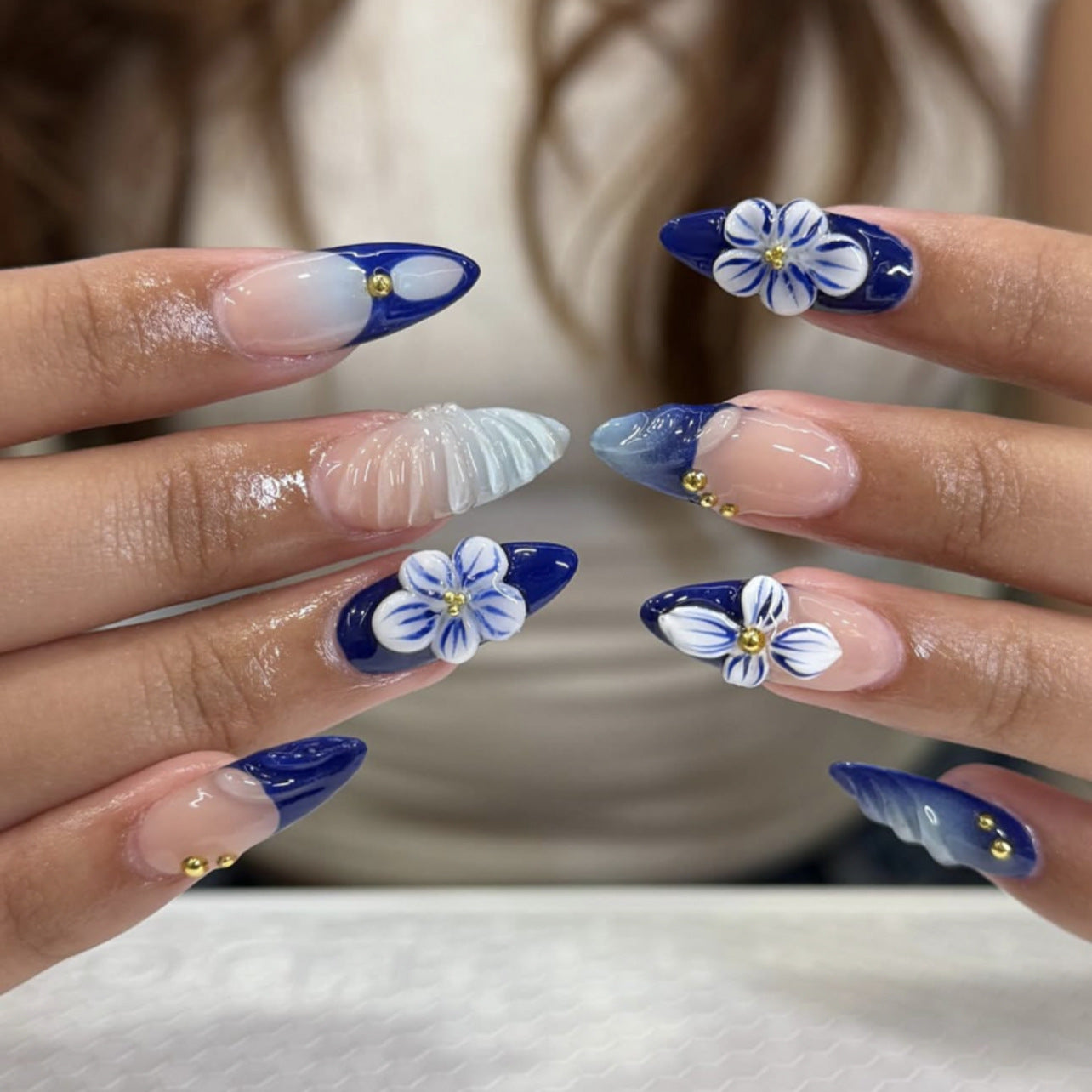 Handcrafted Valentine Nail Set 10 Pieces