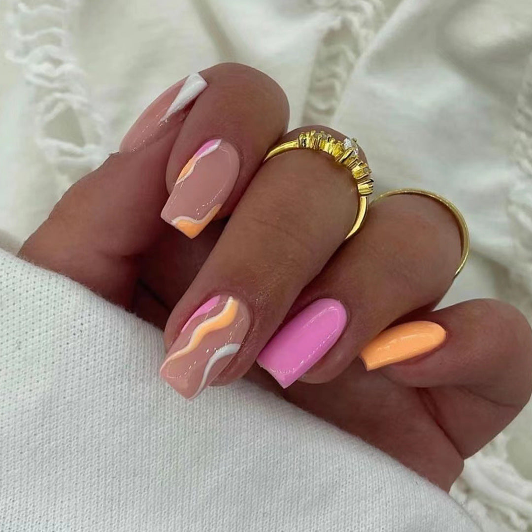 Stunning Spring Nail Set 10 Pieces