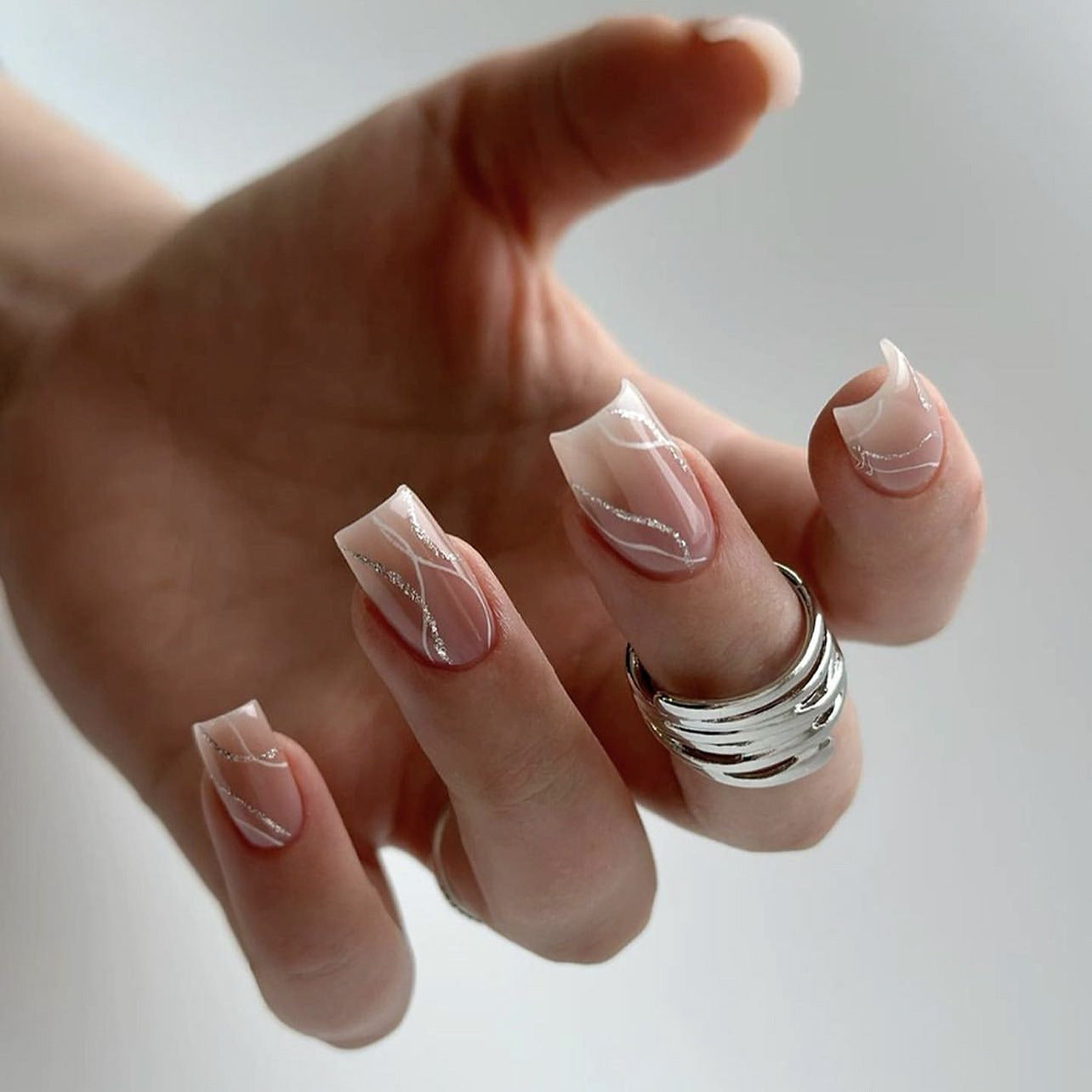 Handcrafted Elegant Nail Set 10 Pieces