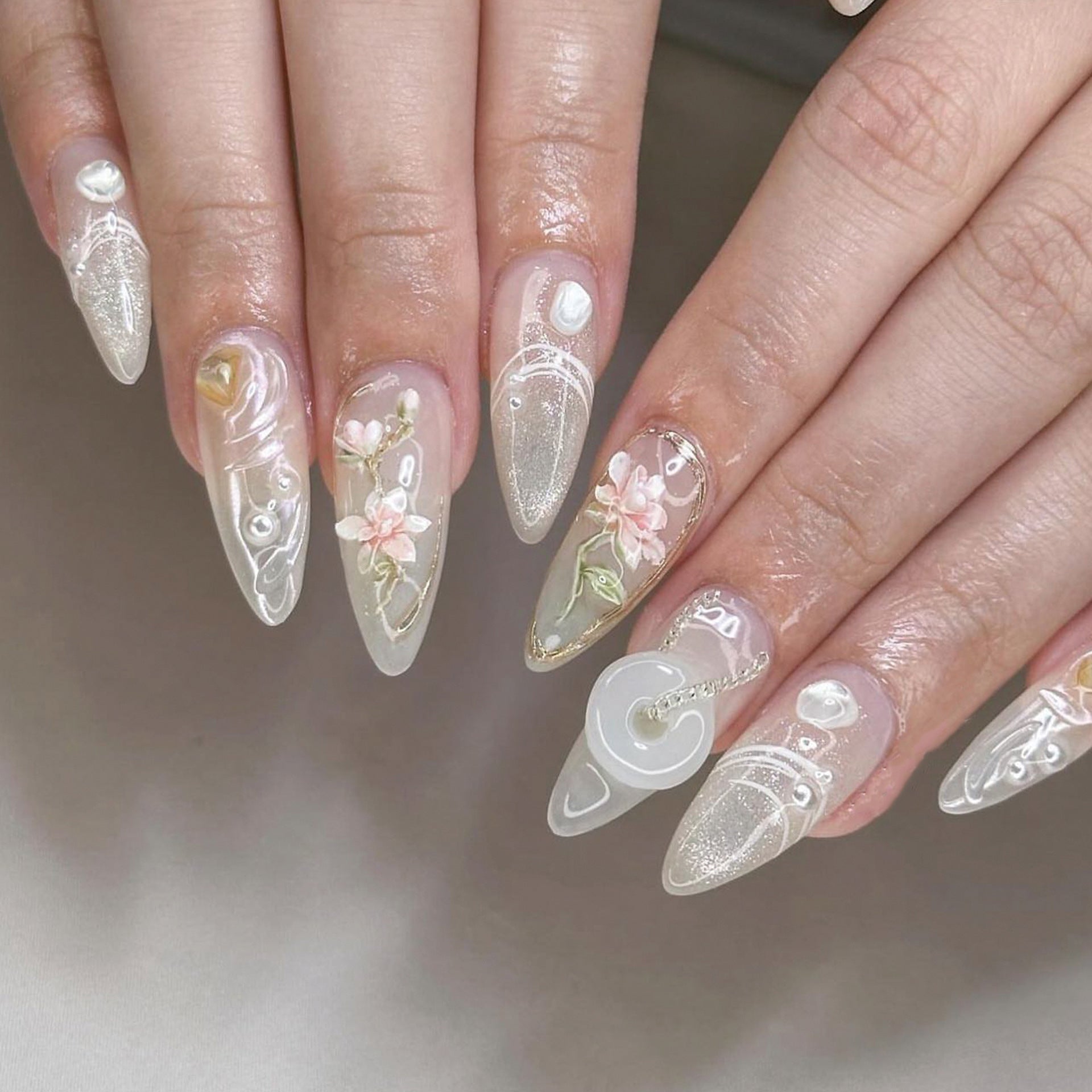 Handcrafted Modern Nail Set 10 Pieces