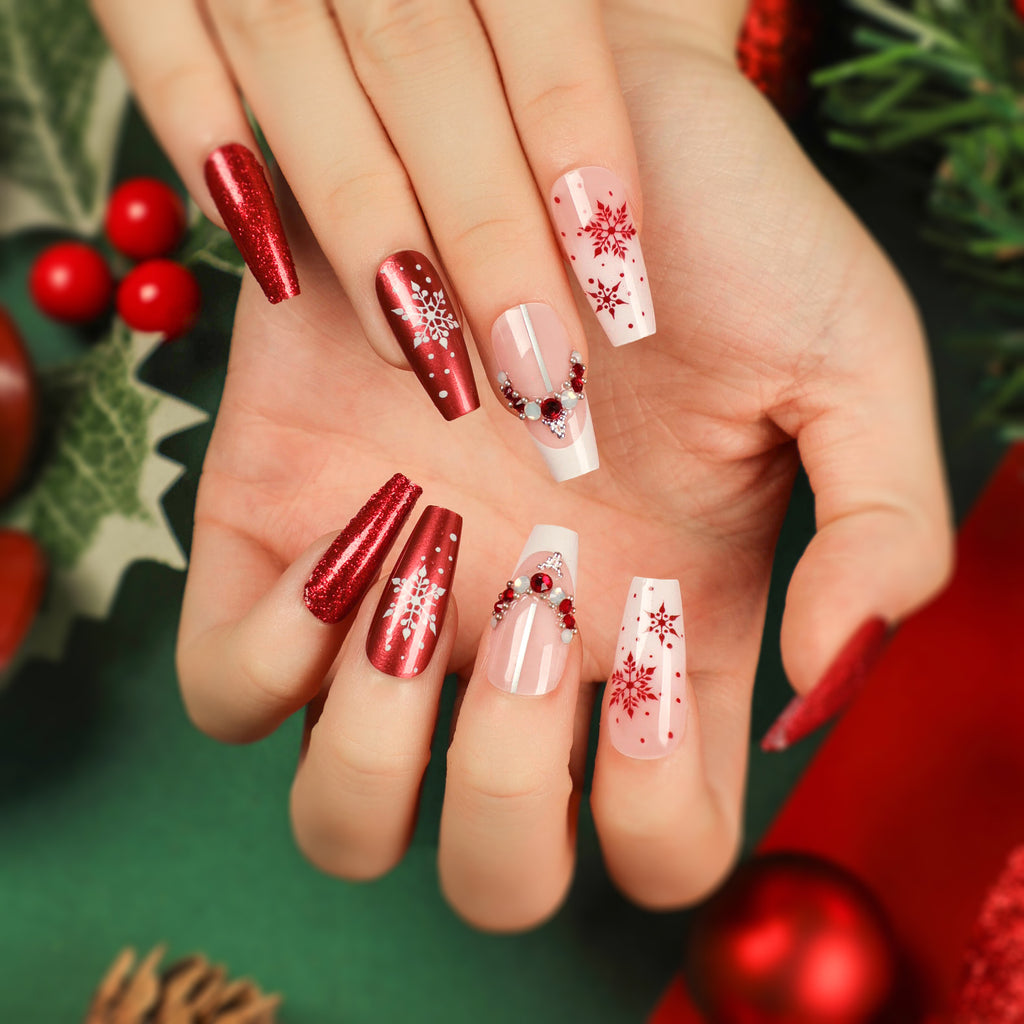 Gothic Designer Nail Set 10 Pieces