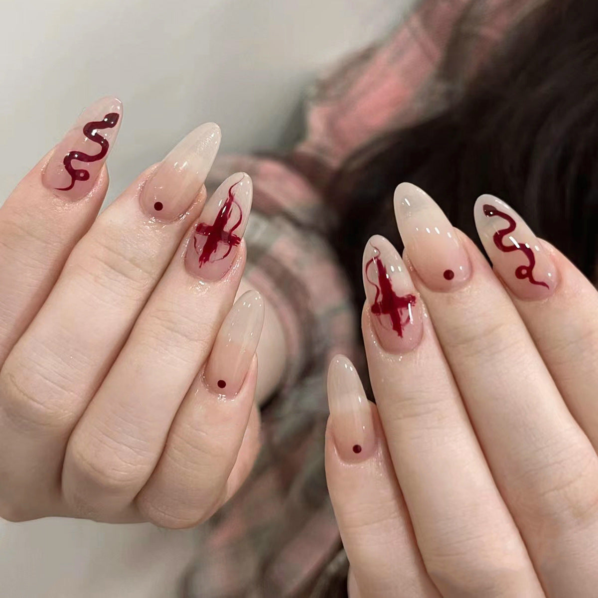 Handcrafted Artistic Nail Set 10 Pieces