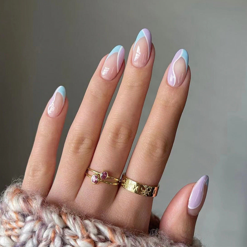 French Nail Set 10 Pieces