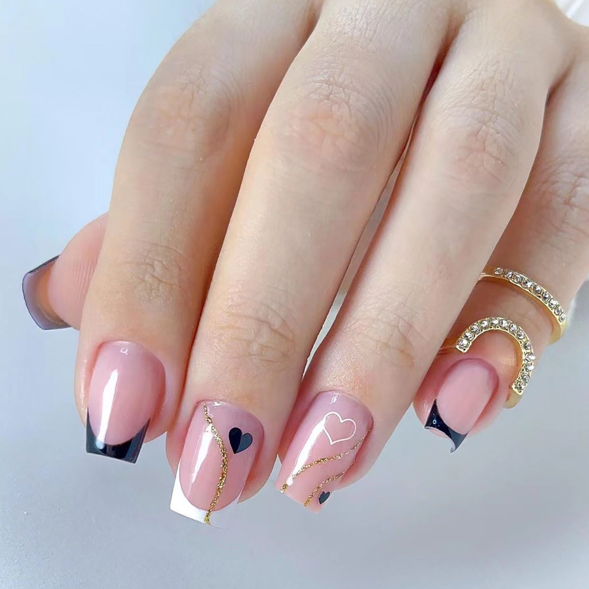 Handcrafted Crystal Nail Set 10 Pieces
