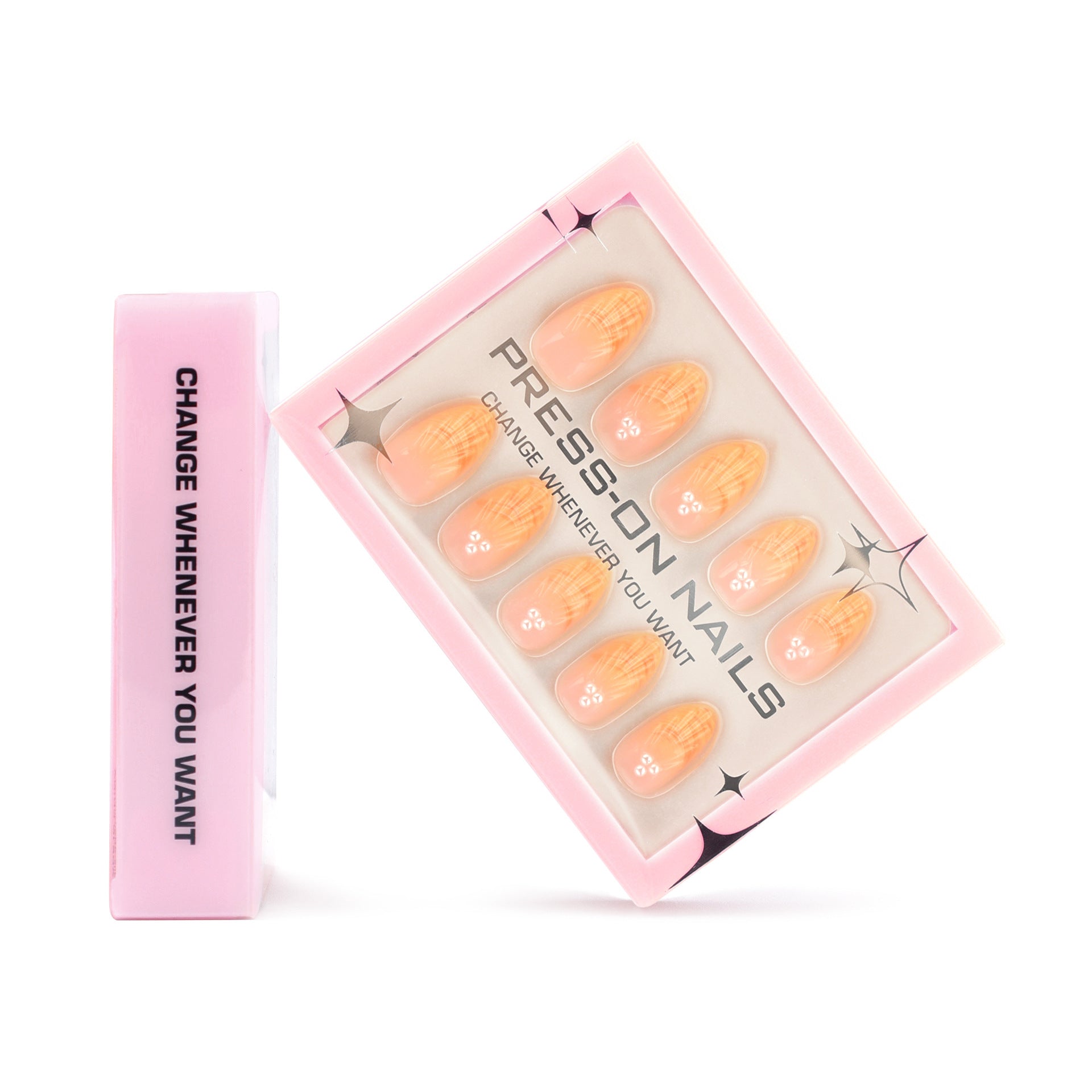 Crystal Press-On Nails 10 Pieces