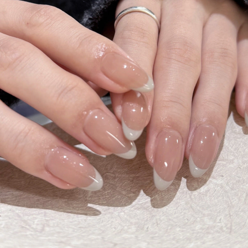 Natural Designer Nail Set 10 Pieces
