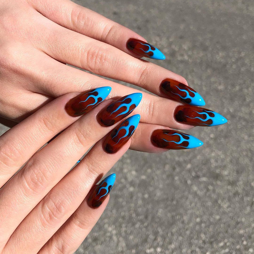 Handcrafted Ombre Nail Set 10 Pieces