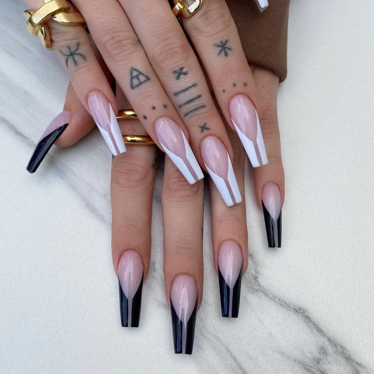 Bridal Press-On Nails 10 Pieces