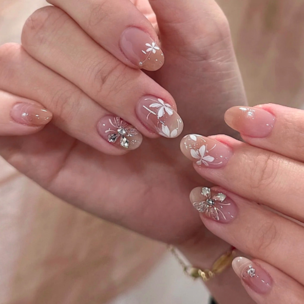 Handcrafted Summer Nail Set 10 Pieces