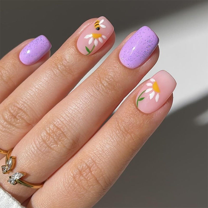 Stunning Geometric Nail Set 10 Pieces