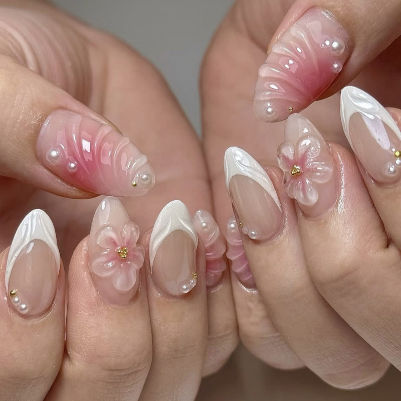 Minimalist Fake Nails Set 10 Pieces