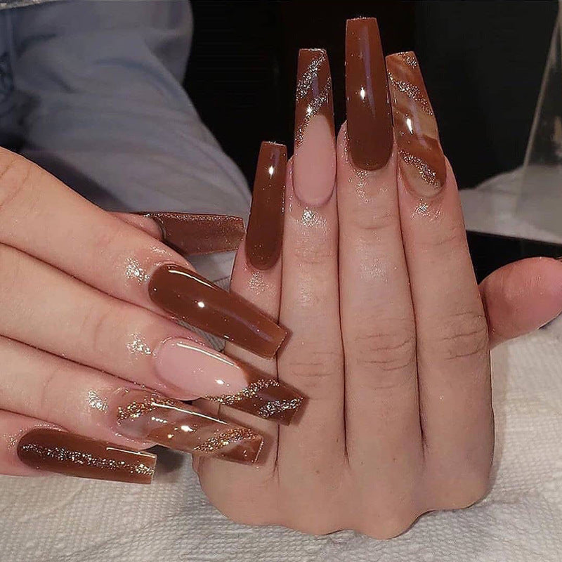 Stunning Bridal Nail Set 10 Pieces