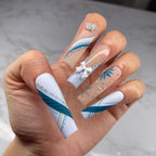 Stunning Glitter Nail Set 10 Pieces