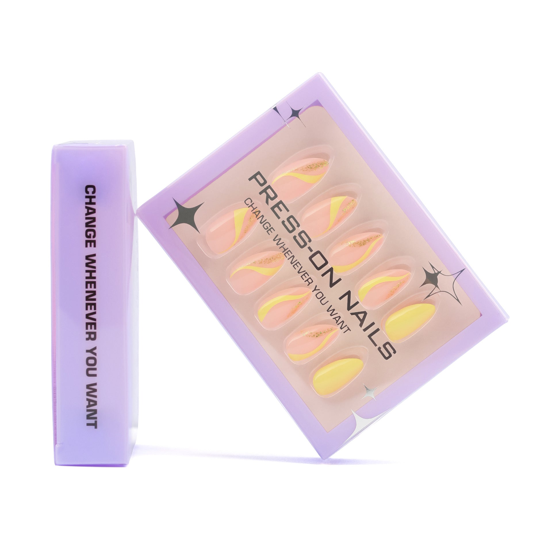 Pearl Fake Nails Set 10 Pieces
