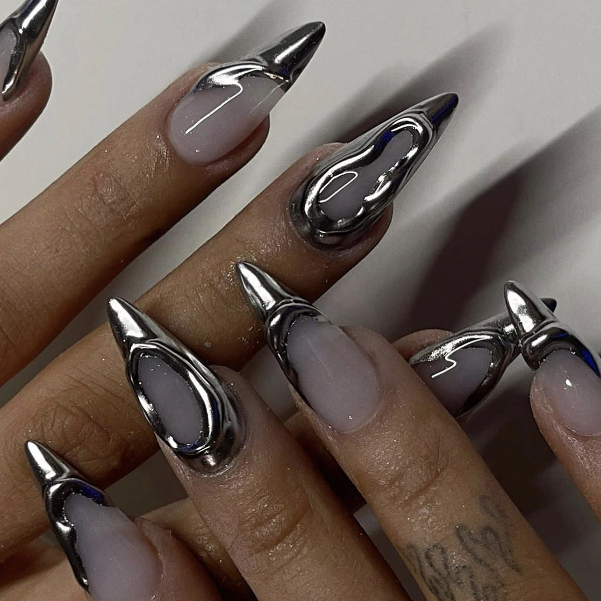 Nude Press-On Nails 10 Pieces