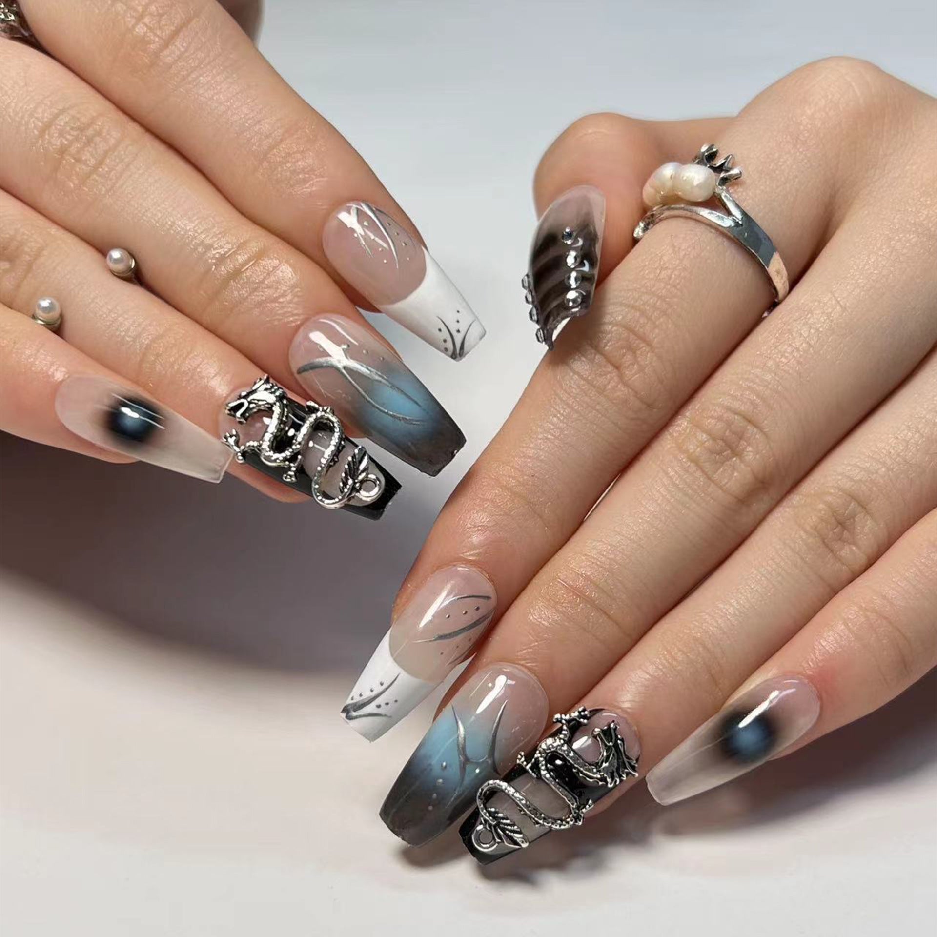 Pearl Nail Set 10 Pieces