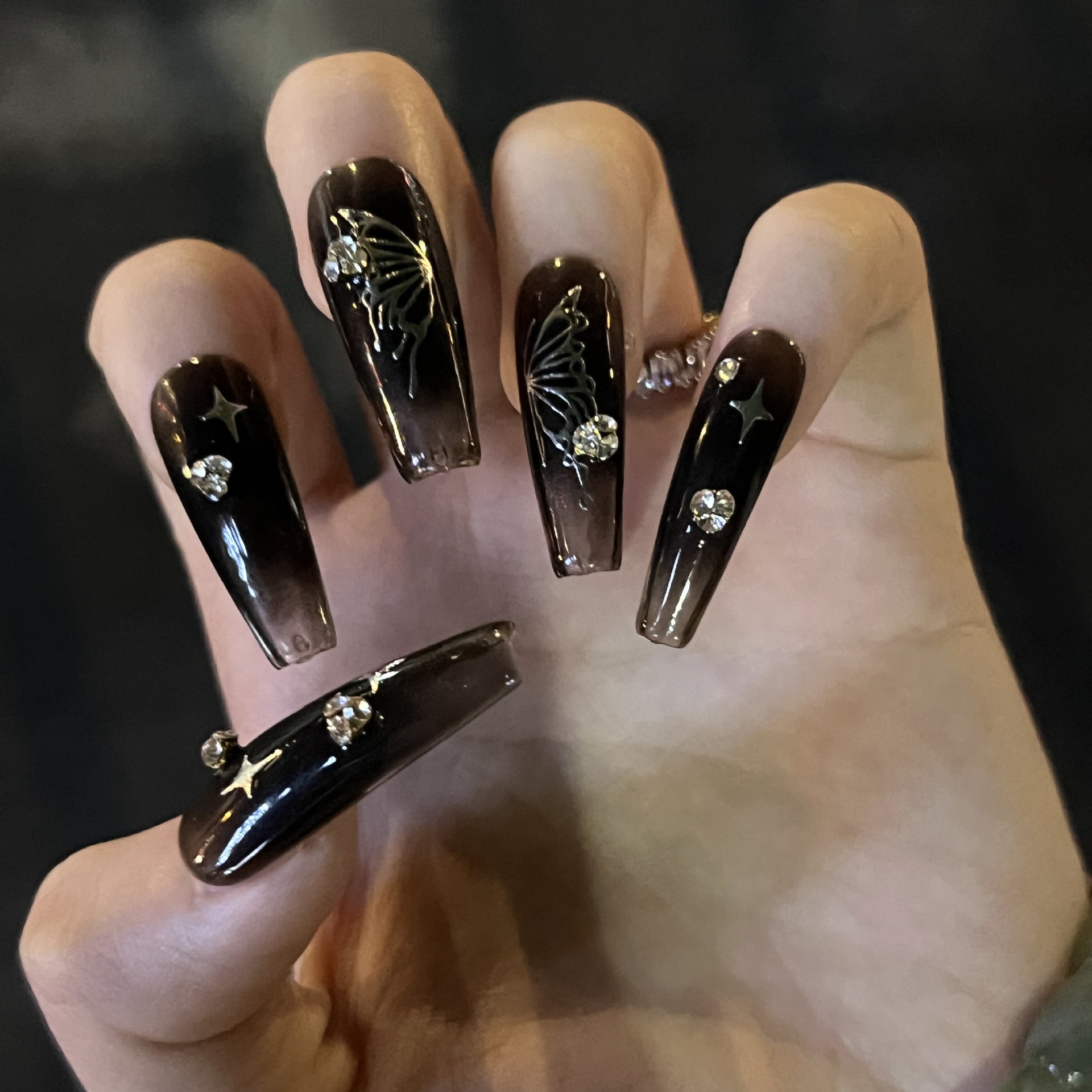 Beautiful French Nail Set 10 Pieces
