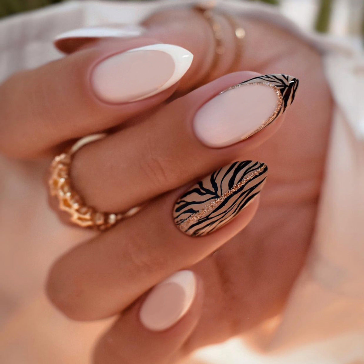 Beautiful Ombre Nail Set 10 Pieces