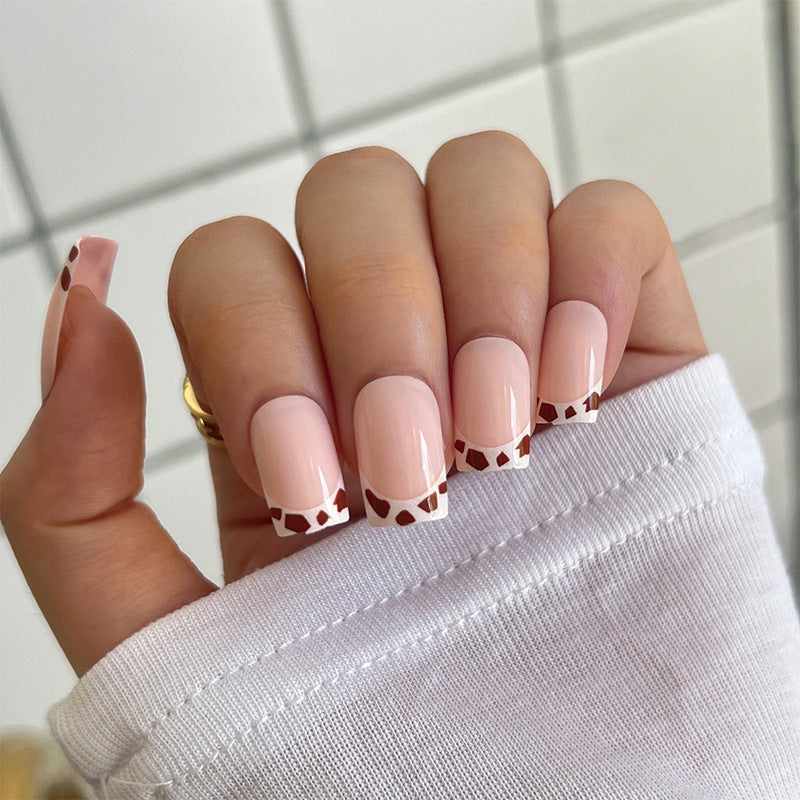 Beautiful Nude Nail Set 10 Pieces