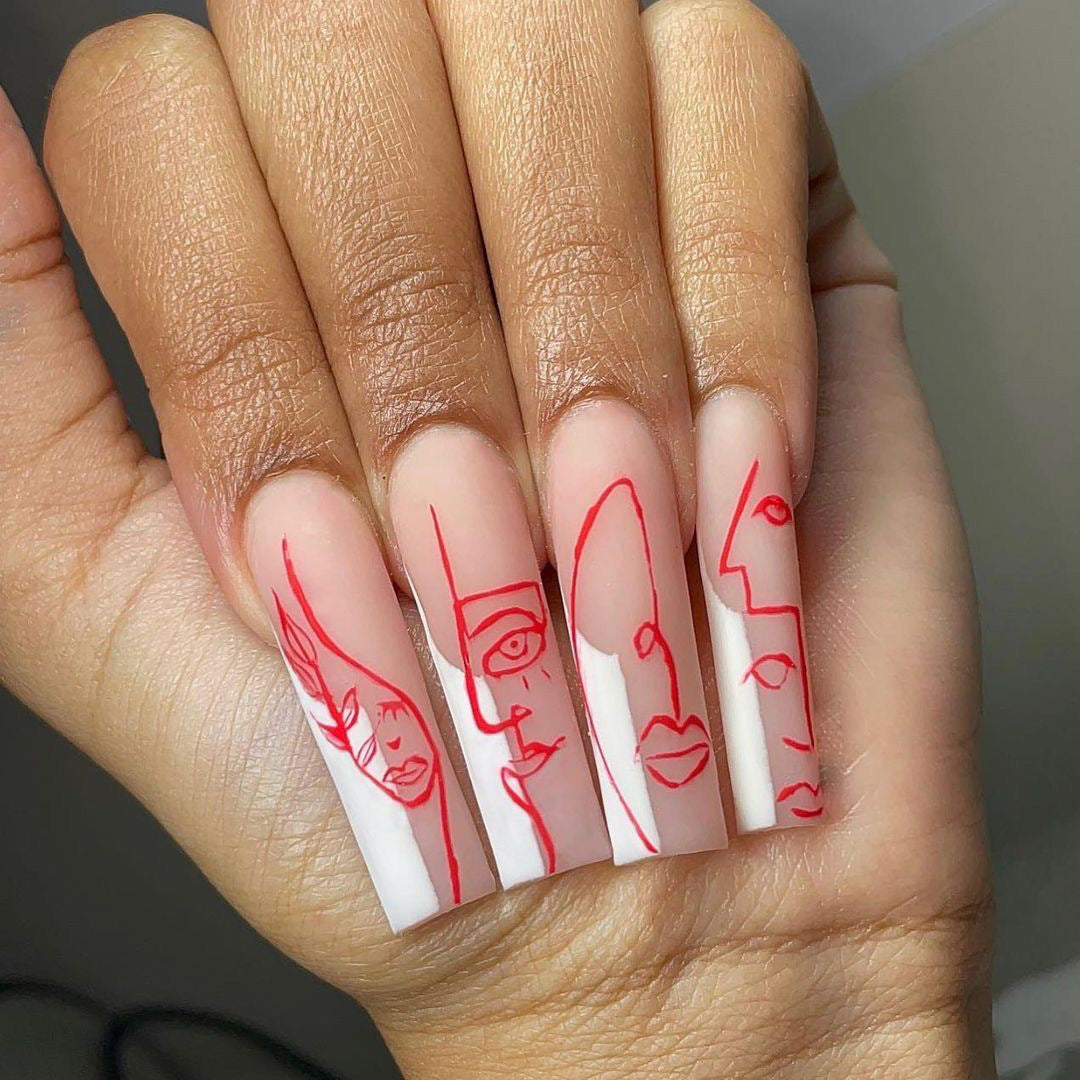 Handcrafted Summer Nail Set 10 Pieces