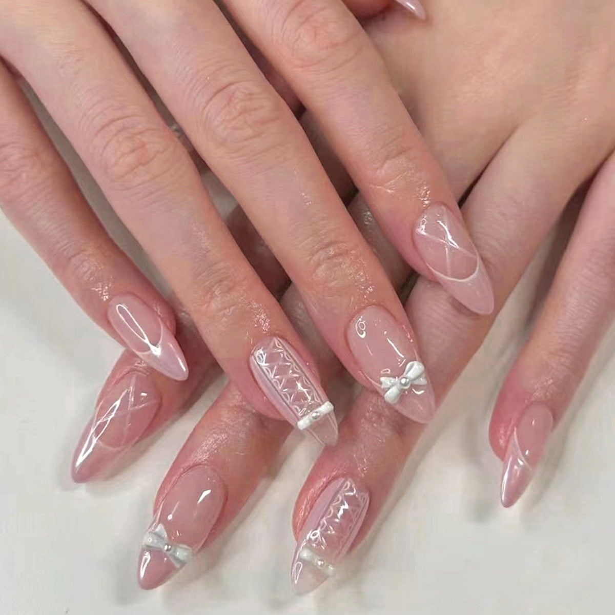 Gothic Fake Nails Set 10 Pieces